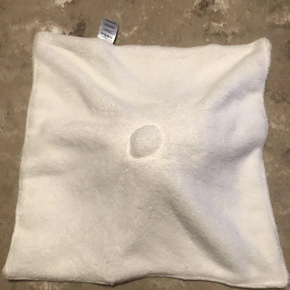 Nuby White Elephant Lovey Security blanket